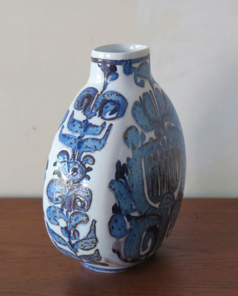 Vintage ceramic vase from Royal Copenhagen Denmark 1960s