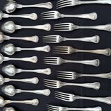 Christofle 37-piece cutlery set, Filet violon model