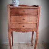 Regency bedside table with drawers