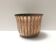 Round Embossed Copper Cachepot / Vase in the style of Egidio Casagrande