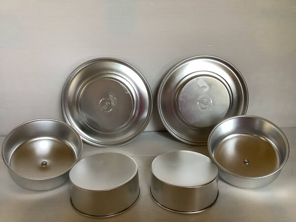 Paire de beurriers cloche anciens Belgium