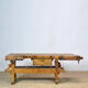 Oak carpenters workbench, circa 1920