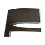 Vintage "F" sign letter