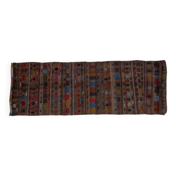 Tapis de couloir turc vintage 98x282 cm