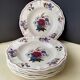 Set de 6 assiettes creuses en faience de Sarreguemines Modèle Agreste