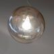 Italian Modern Space Age Pendant Light, Glass & Silver Metal, 1980s