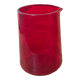 Red glass pitcher