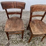 Set of 4 Parisian bistro chairs in Baumann, Fischel, Kohn, Luthera style