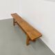 Solid elm bench 2m