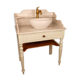 Antique sage green washstand