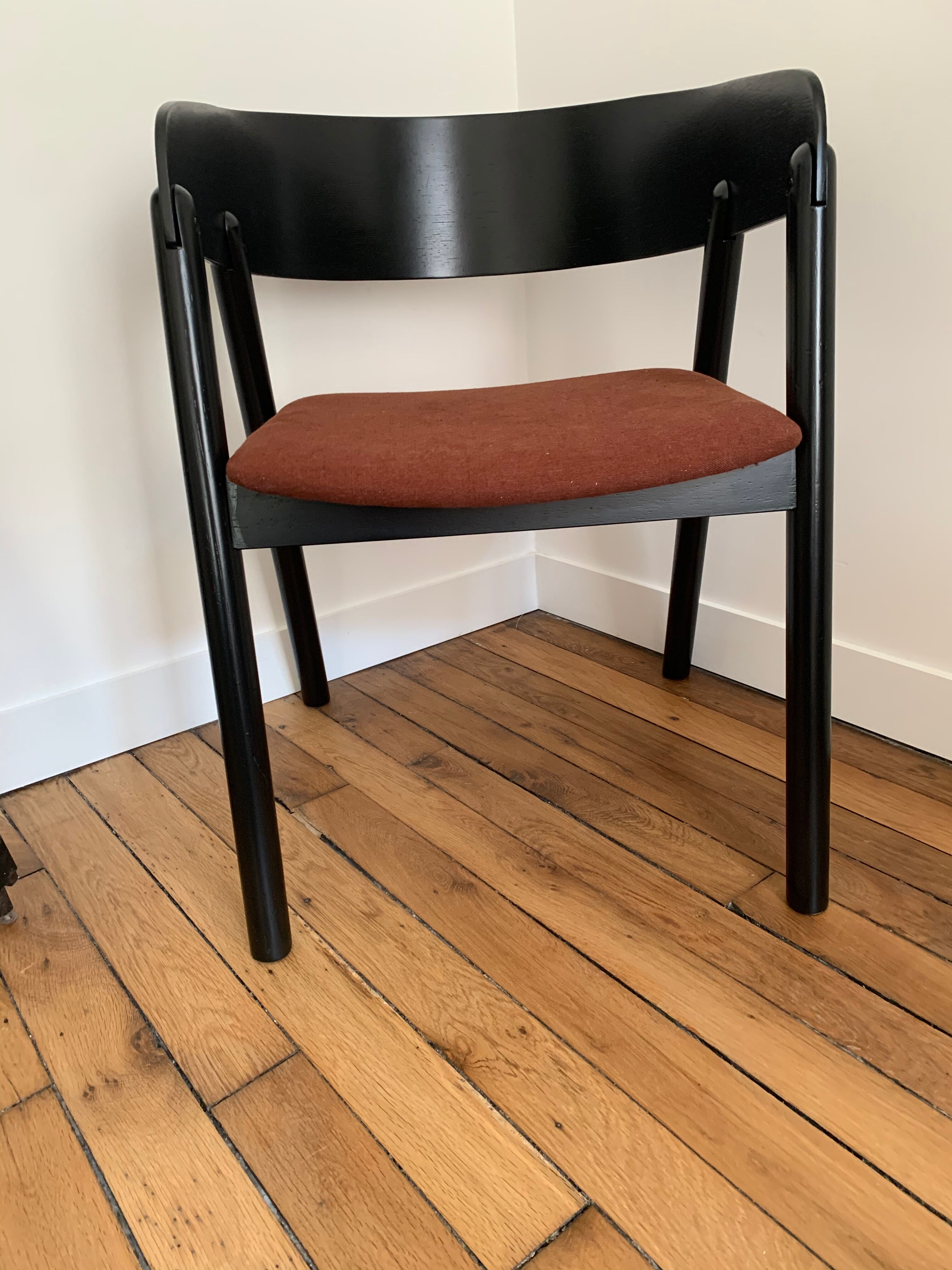 Chaise fauteuil scandinave moderne
