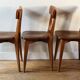 Set of 3 Luterma chairs from the 1950s, monobloc base.