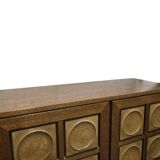 Buffet brutaliste vintage années 70 Gerard Bartels