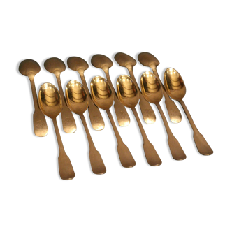 Boulenger's 12-square-plate gold metal single-plate set