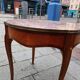 Table basse ancien d'appoint plateau style louis xv