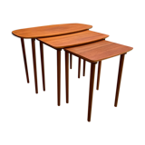 A set of three side tables, Denmark, 1960s