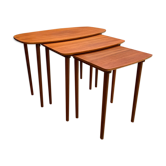 A set of three side tables, Denmark, 1960s