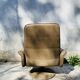 Vintage De Sede leather swivel chair, tulip base.