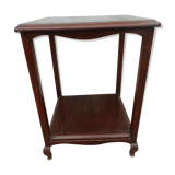 Side table with two trays