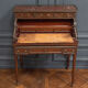 Mahogany cylinder desk nineteenth style Louis XVI red marble