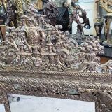 ANCIENT MIRROR WITH PARCLOSES FROM THE NAPOLEON III ERA