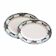 Two Art Deco trays by Losol Ware, large and medium size.