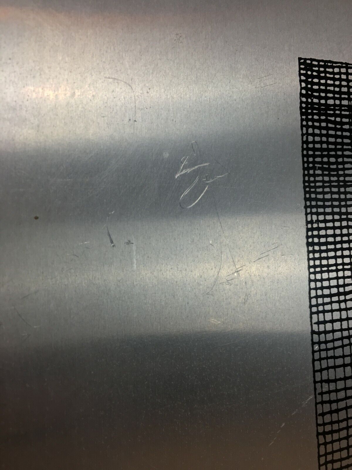 Engraving on aluminum plate 70s