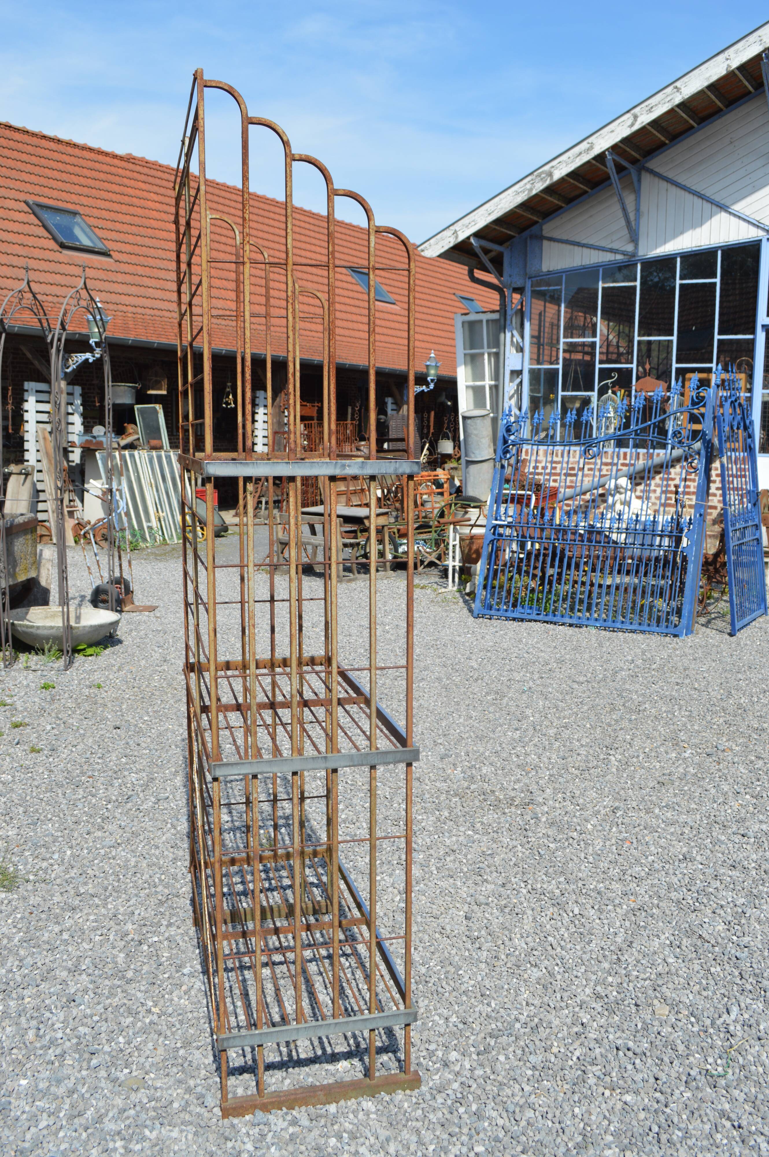 Iron bakery shelf