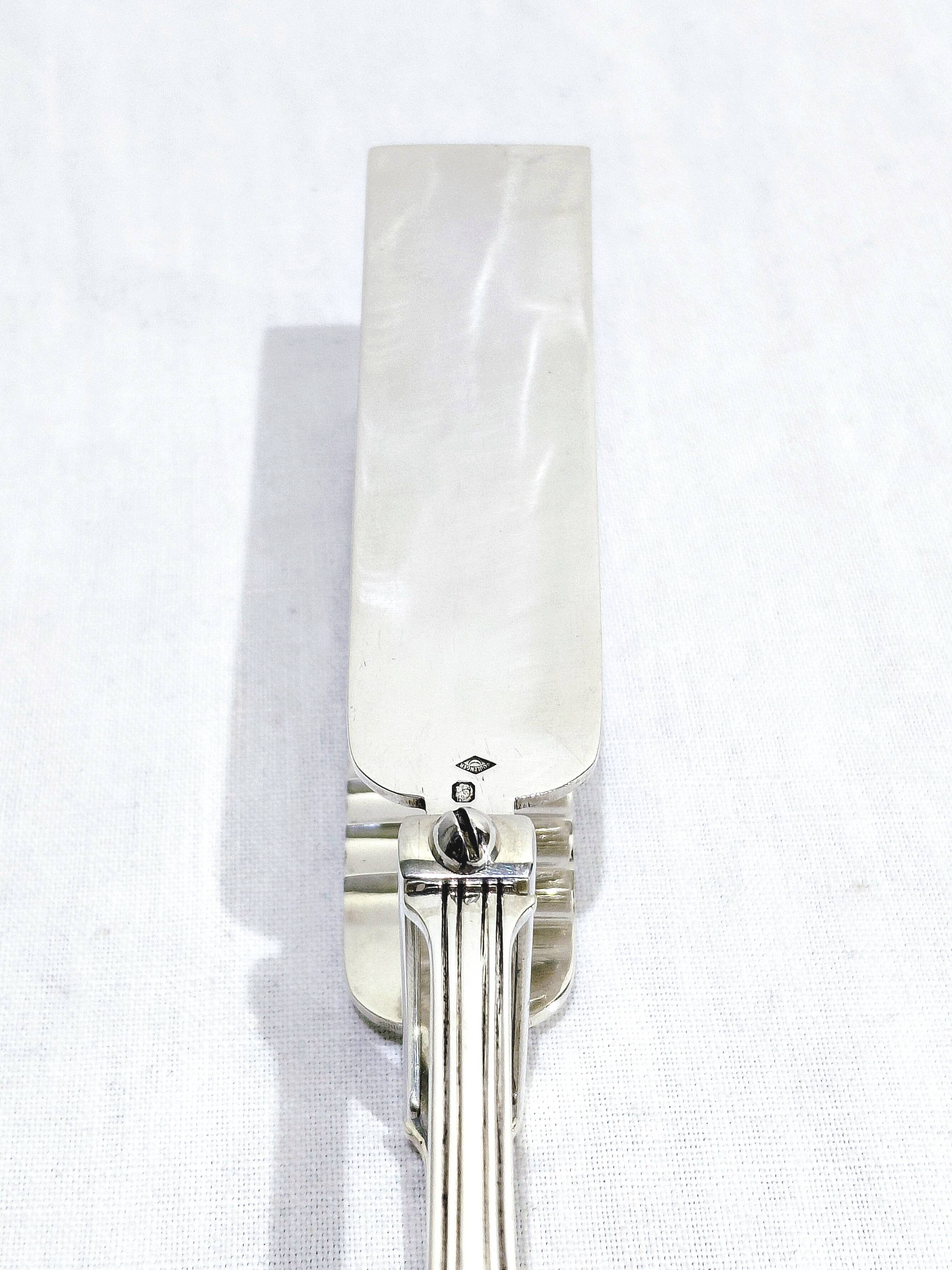 Boulenger - Silver asparagus tongs
