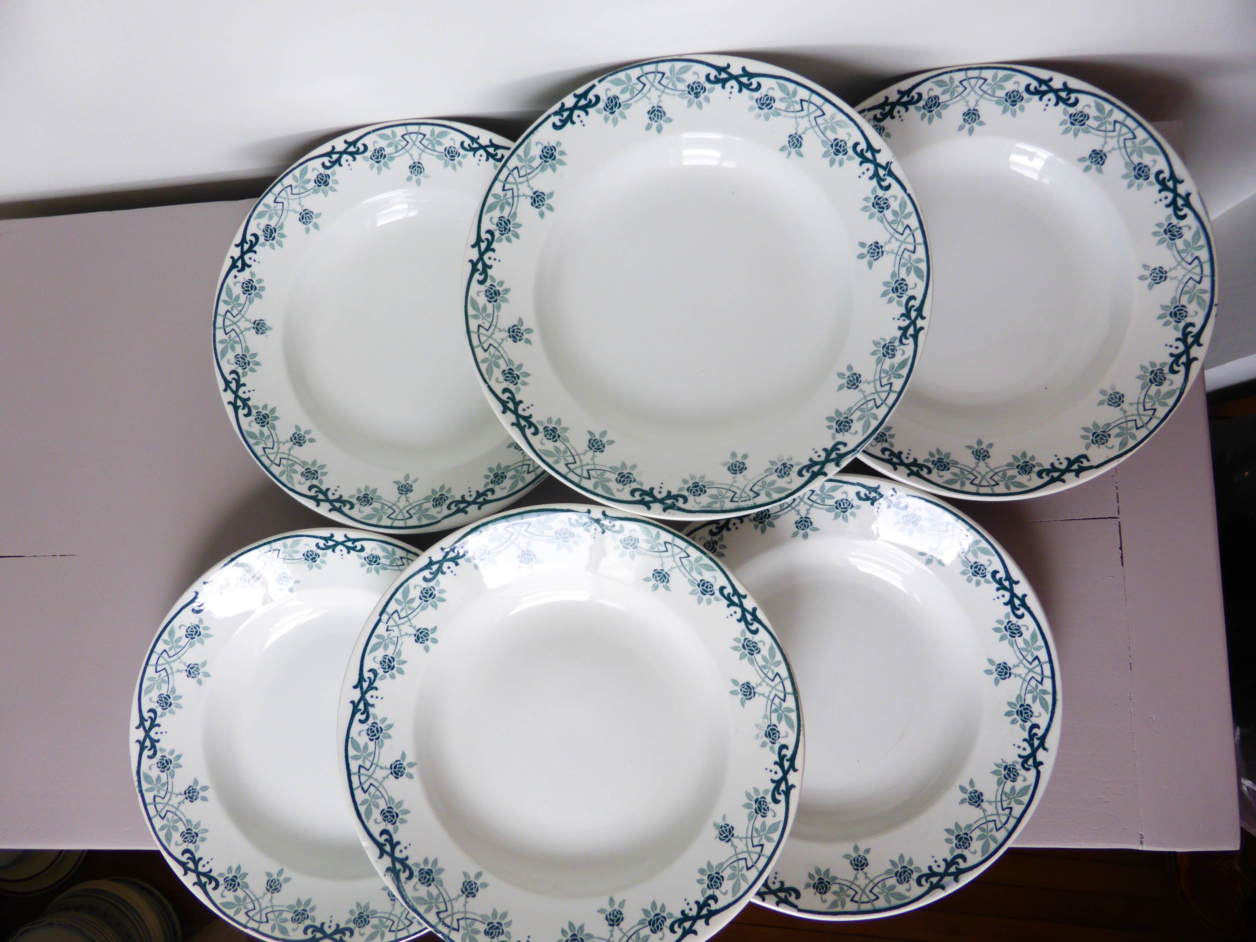 6 deep plates from St Amand and Hamage model Bleriot 2008153