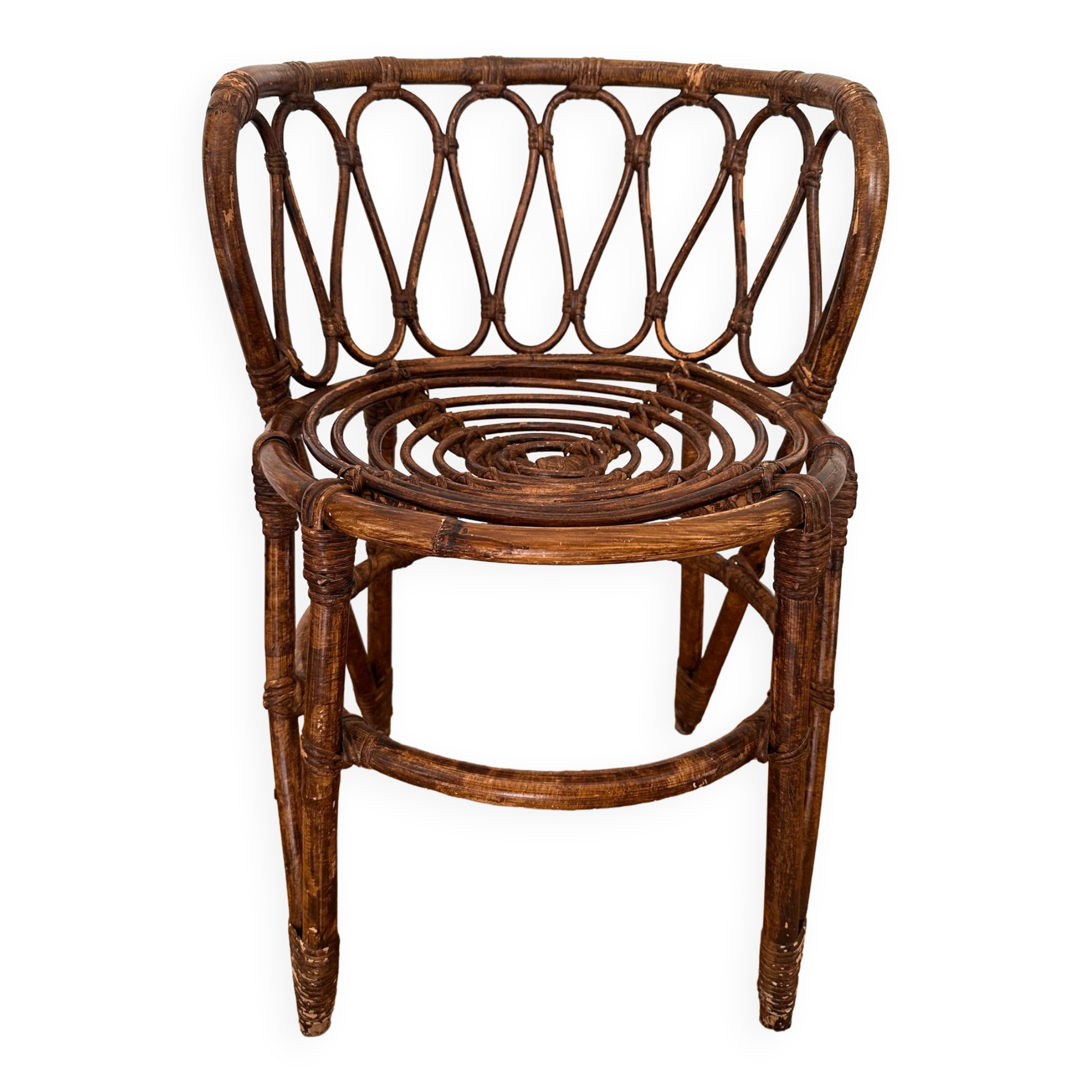 Rattan armchair