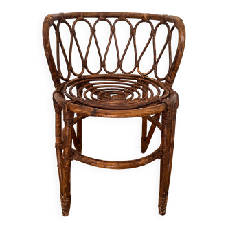 Rattan armchair