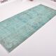 Turqouise Vintage Handknotted Runner sku 3279