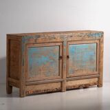 Ancien buffet de salle à manger bleu ciel (vers 1920)