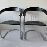 Duo of armchairs 70s-80s