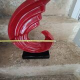 Abstract ceramic sculpture