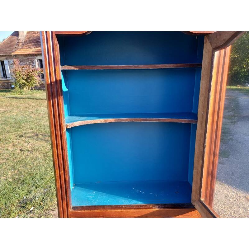 19th century mahogany display cabinet