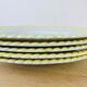 Set of 6 flat plates vintage earthenware