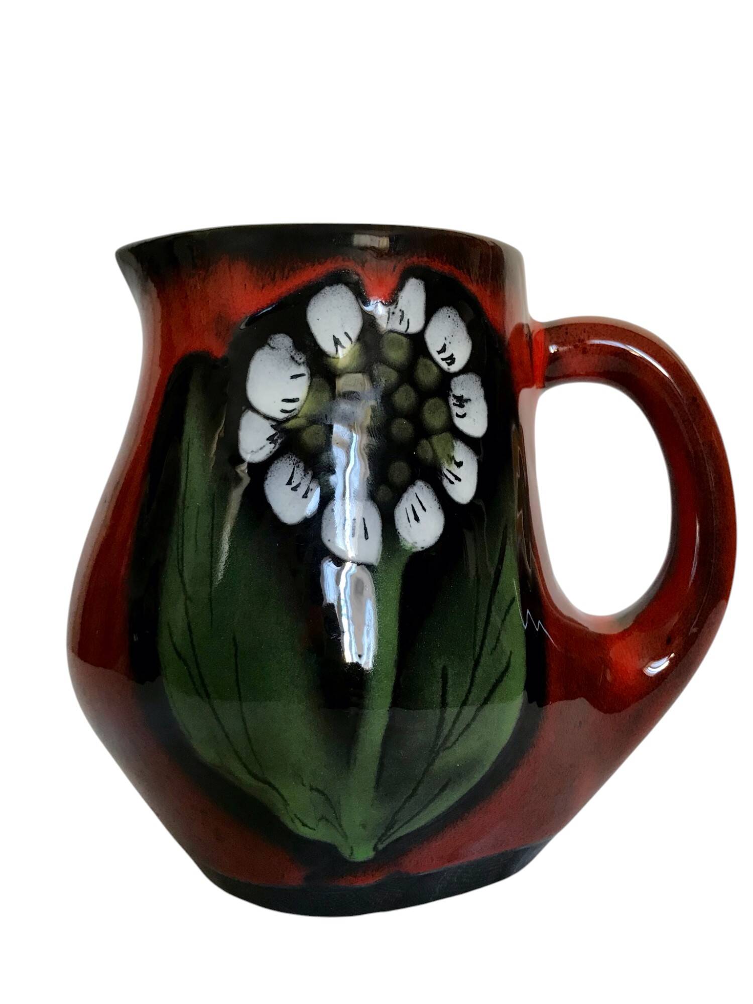 Vintage Bresse ceramic pitcher from the 1960s