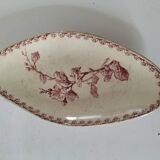 Ravier ancien Gien – modèle Fleurs normandes