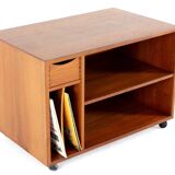 Meuble audio vintage Dyrlund en teck 'Glämmel'