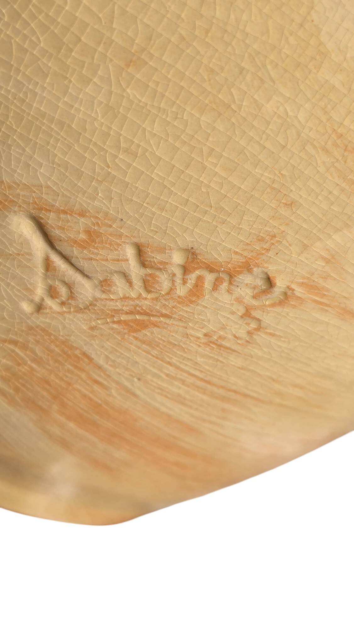 Provencal ceramic vase hand-painted in majolica