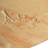 Provencal ceramic vase hand-painted in majolica