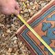 Antique Shirvan carpet, Caucasus 125x190, handmade wool, geometric tribal boho.