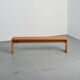 Pair of solid pine benches, France, circa 1975