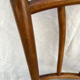 3 chaises bistrots cannées anciennes