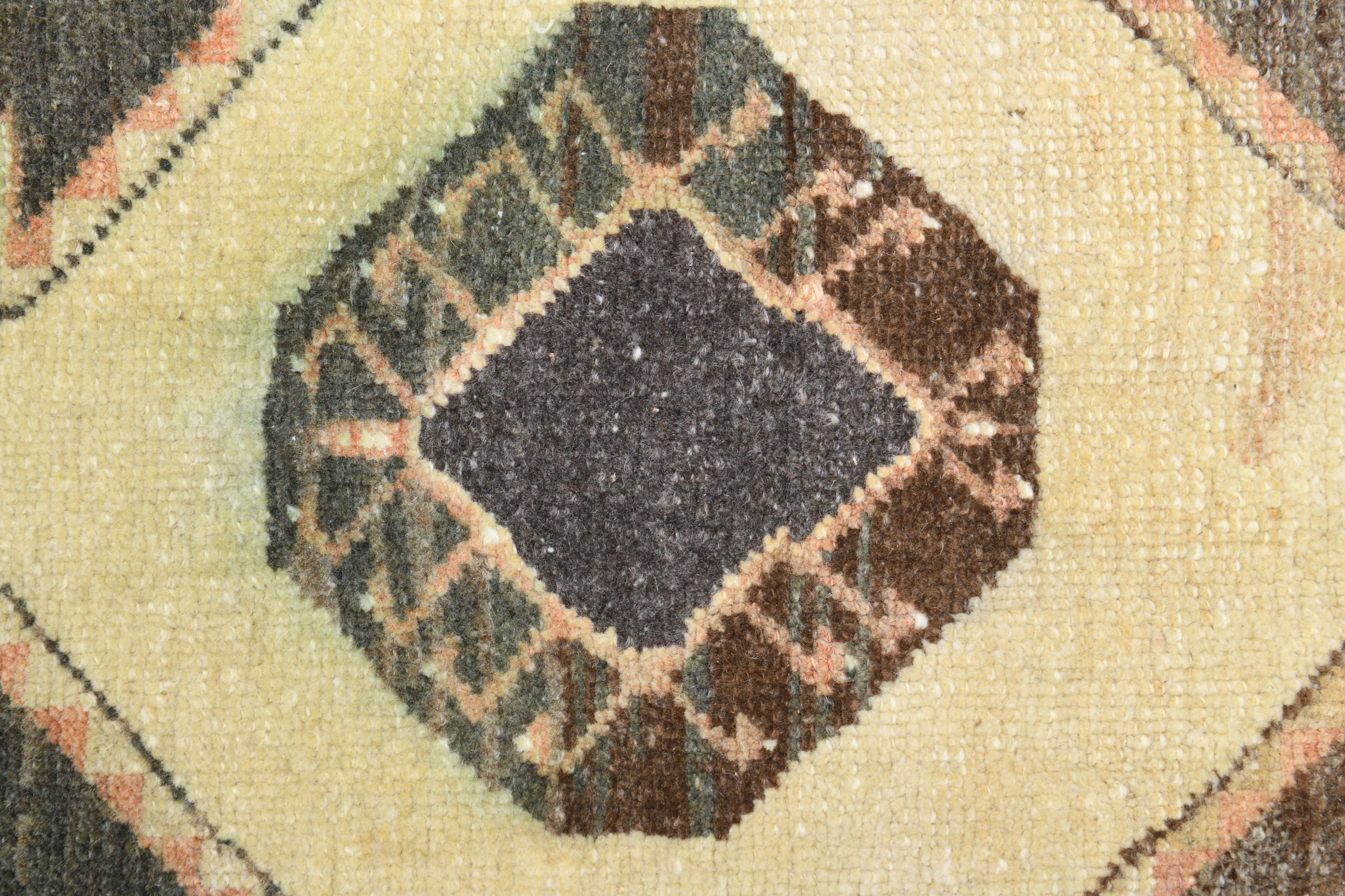 1980s anatolian vintage runner rug 112x358 cm