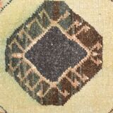 1980s anatolian vintage runner rug 112x358 cm