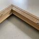 Golden wooden frame 45x68cm