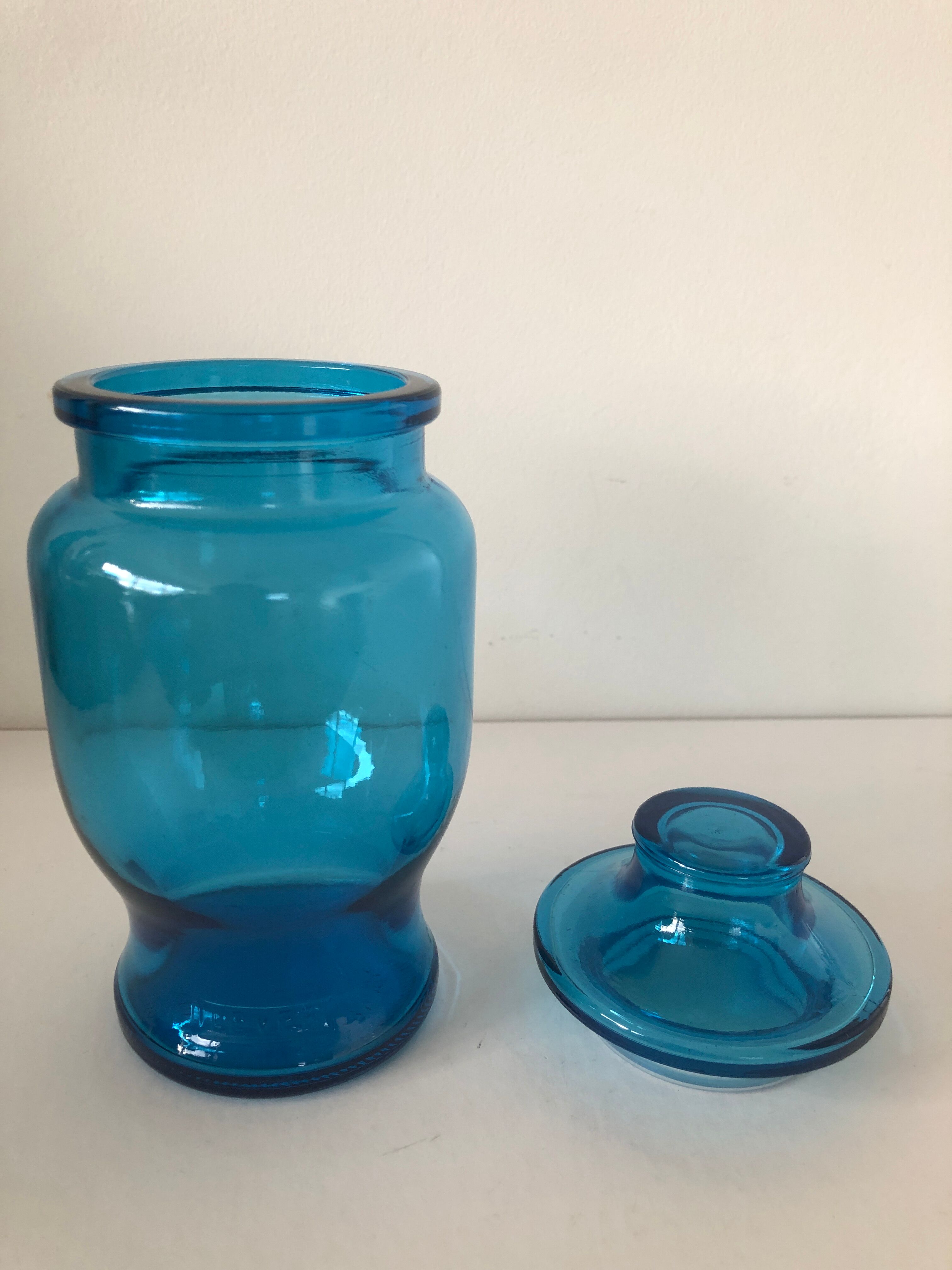 Vintage Lever Blue Bottle